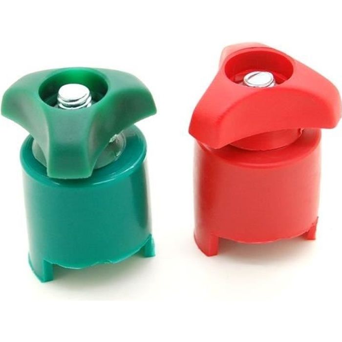 Lot de 2 cosses coupe circuit type robinet pour batterie auto