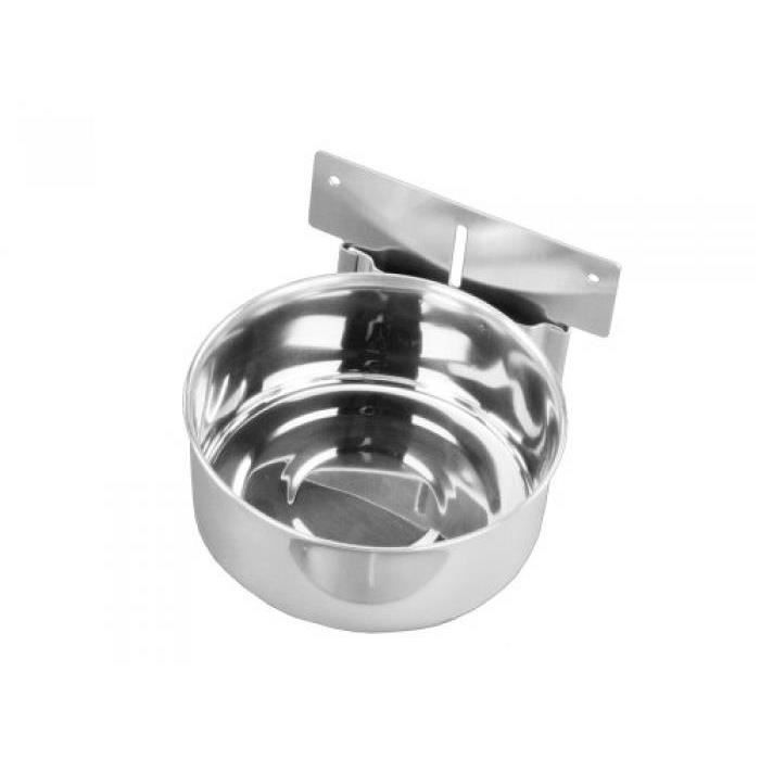 NOBBY BOL EN INOX POUR CHIEN AVEC FIXATION MURALE