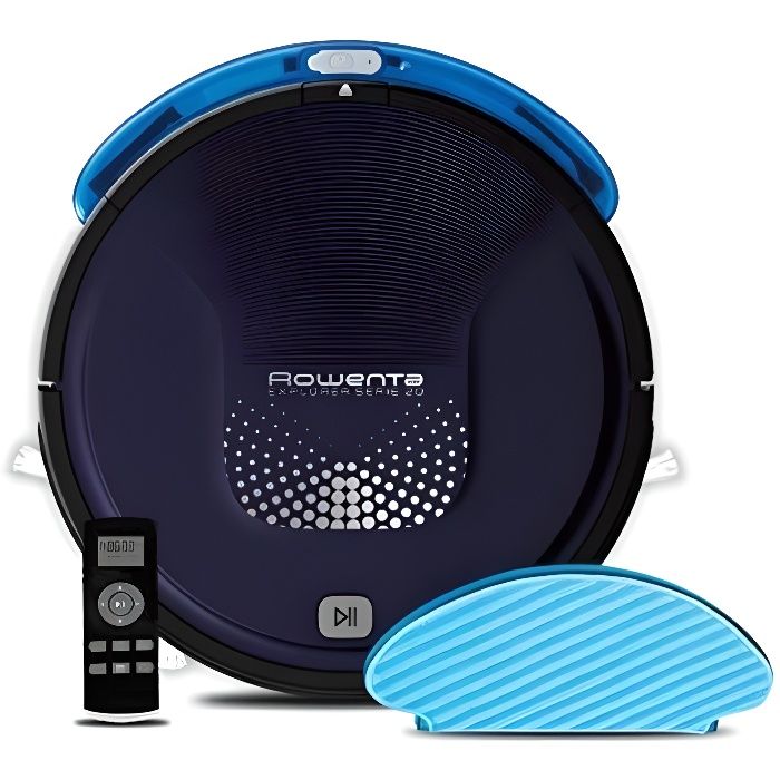 Rowenta X-Plorer Série 20 Aspirateur Robot Aspire et Lave les Sols en un Seul Passage RR6871WH