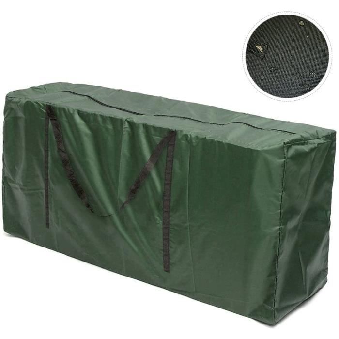 Patio Meubles Coussin Sac de Rangement résistant à l'eau léger Sacoche de Transport de Jardin Heavy Duty 600d Matériau N
