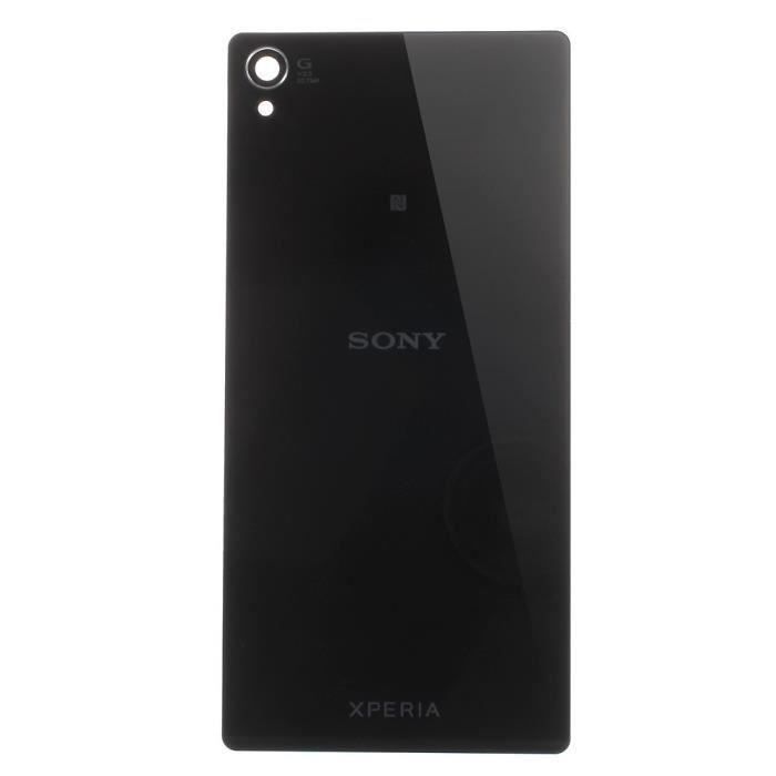 VITRE COQUE ARRIERE SONY XPERIA Z3 NOIR D'ORIGINE