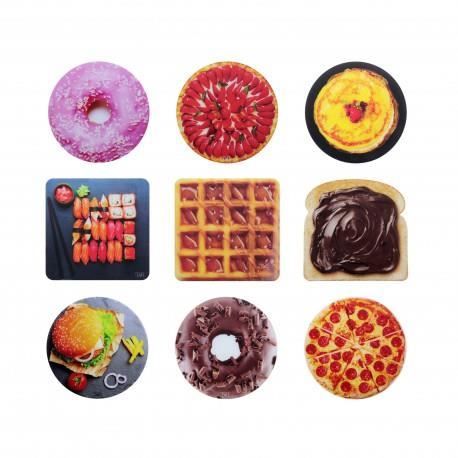 TNB TSTASTY - TASTY - 20 tapis de souris illustrés + présentoir