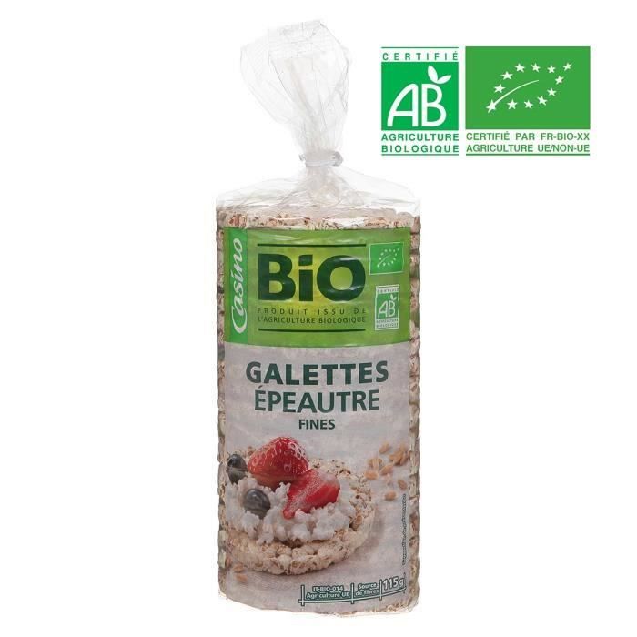 Galettes d'épeautre bio - 115 g
