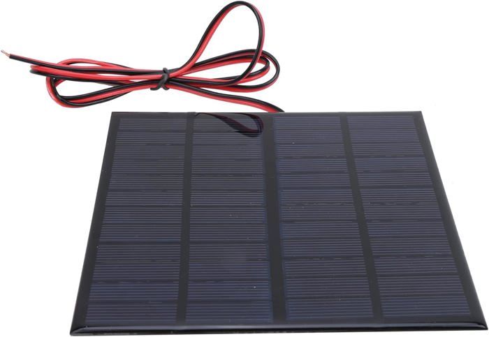 Mini Panneau Solaire 3 Pièces Polysilicium DC 6V 1W Avec Câble - Cellule Photovoltaïque Pour DIY