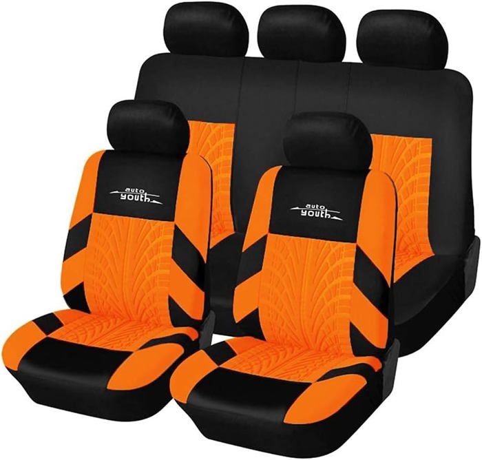 Ensemble complet de housses de siège de voiture universelles – 9 pièces ...