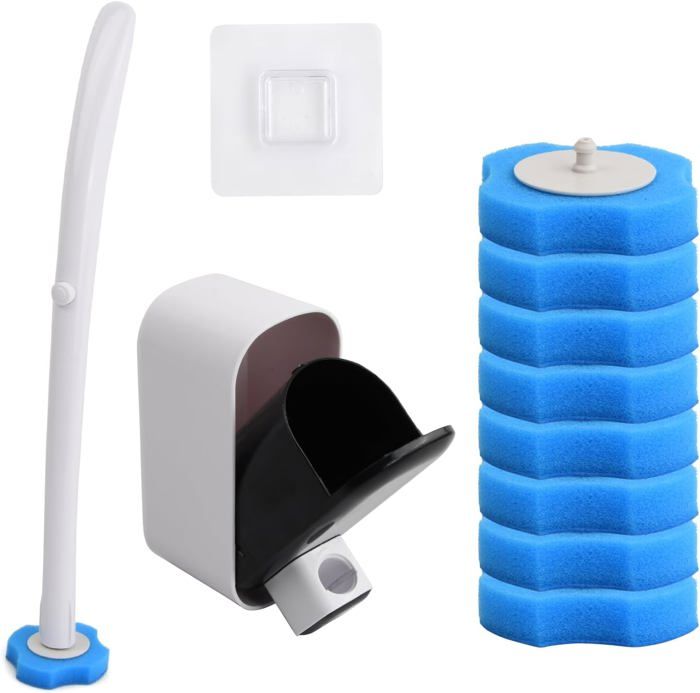 Brosse De Toilette Jetable, Système De Nettoyage Des Toilettes Avec 36