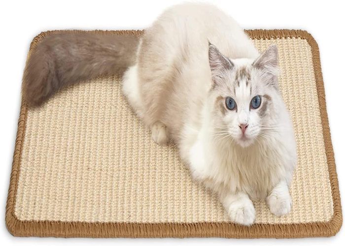 Comparer les prix de Tapis griffoir pour Chat, 50 x 30 cm, sisal Naturel, Tapis à gratter Horizontal, Tapis de Sol pour Chat