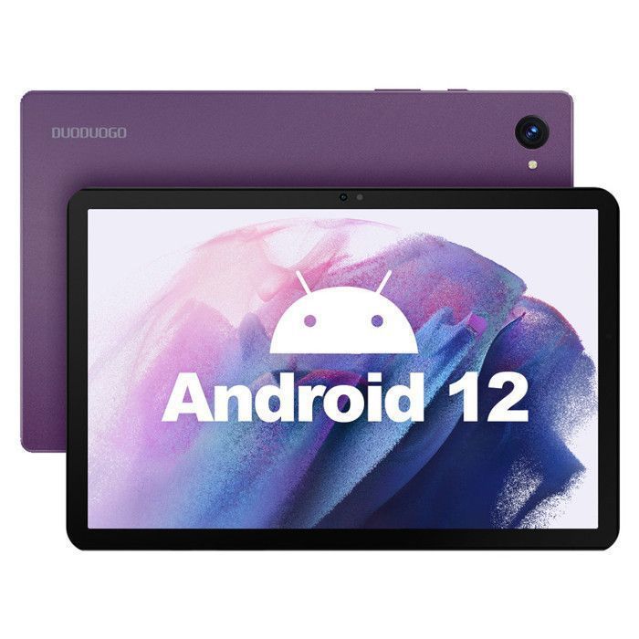 Tablette Tactile – Android – 10.1 Pouces – 4 Go RAM – 64 Go ROM – WiFi 6000 mAh – Violet