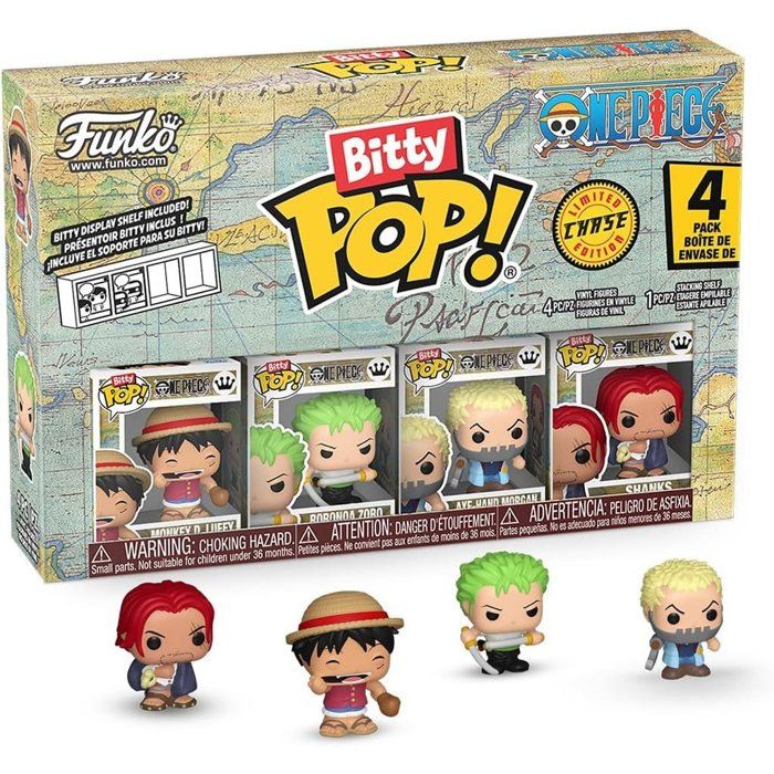 Figurine Funko Bitty POP! One Piece Luffy 4 Pack Mini figurines Vinyle - vue 1