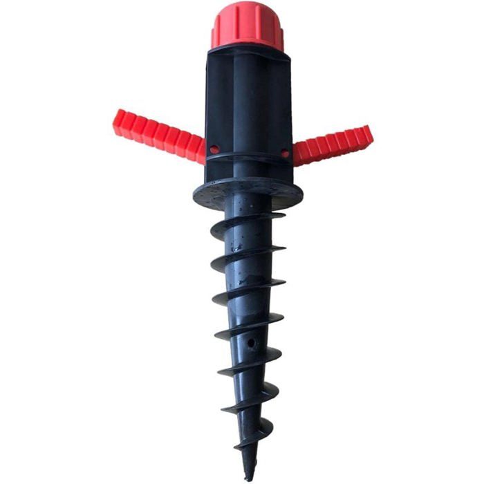 Pied dAncrage Parasol Plage Base Support Insertion Sol pour Parasol Extérieur Plage Support