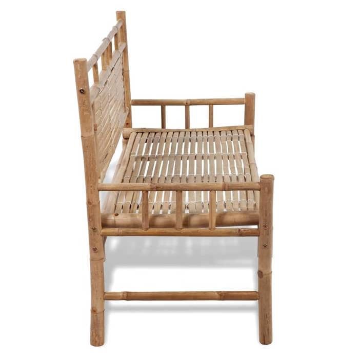 Sale 2026 Banc de jardin - BURKE - Banquette balcon - 120 cm - Bambou BB553