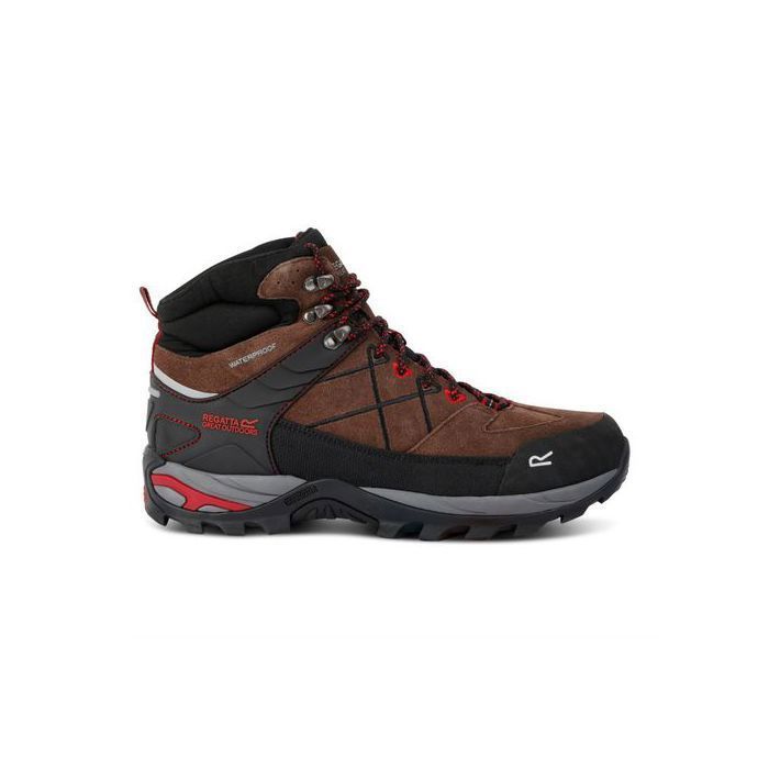 Bottes de trekking imperméables Regatta Samaris Pro II pour hommes marron