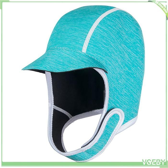 Fafeicy Chapeau de plongée en apnée Bonnet de plongée en néoprène chapeau de combinaison de plongée en jouets ressort BLEU CIEL