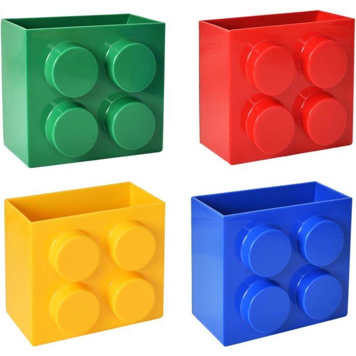 Lot de 4 Étagere Aimantée Étagères Magnétiques pour Épices Étagères Magnétiques pour Réfrigérateur Panier 4 Couleurs