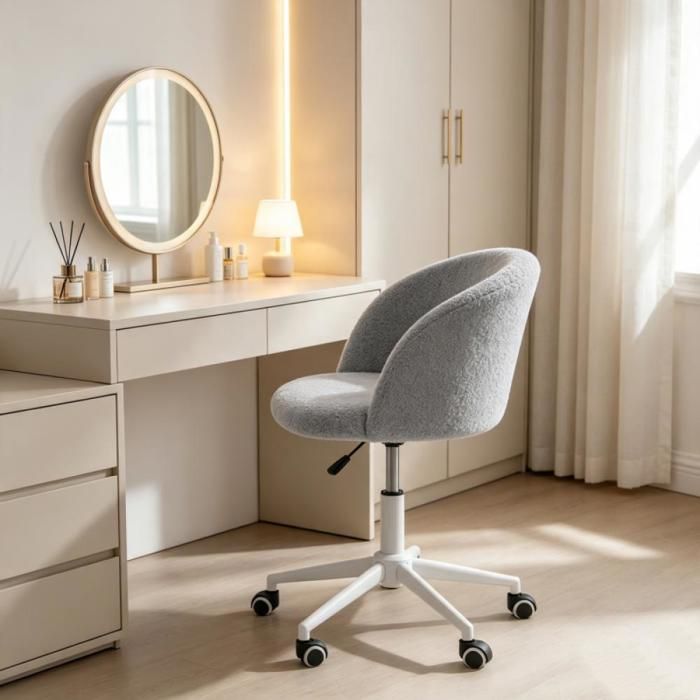 PEACHES Fauteuil à roulettes - Fauteuil de bureau - Fauteuil