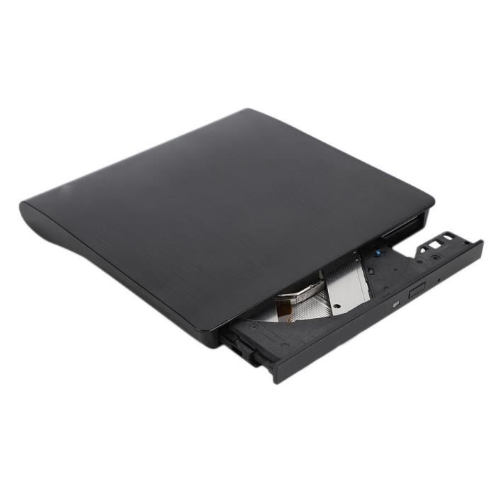 Alomejor graveur de CD Blu-ray Graveur de CD portable USB3.0 4K Bluray à lecteur optique externe pour Windows 2000 / XP / MAC OS