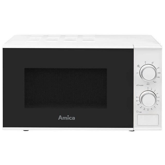 Four à micro-ondes - Amica - AMGF17M2GW - 20 Litres - 800 Watt - 8 fonctions automatiques - Amica