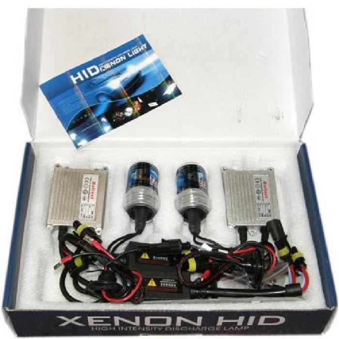 KIT PHARES FEUX XENON HID TUNING H7 6000 SLIM 55W