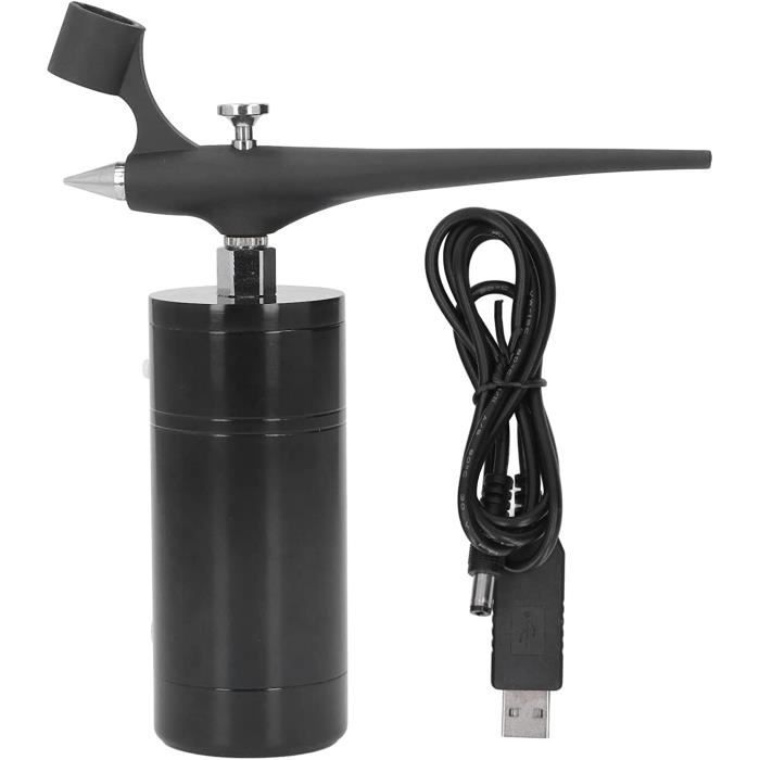 Nasedal Kit Aérographe Double Action + Compresseur 40 PSI – Idéal Maquillage, Modélisme, Gâteau