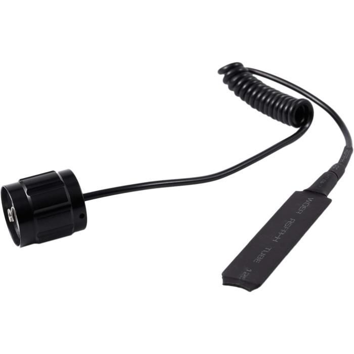 Lampe Tactique FESOITTY Pour Arme - LED 200 Lumens Et Laser Rouge | Rail 20mm Airsoft Et Paintball