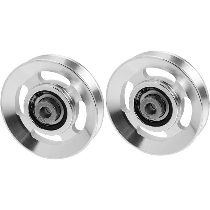 Perfeclan 4 Roues Rameur Roulement Remplacement - Accessoire Gym Universel Haute Qualité
