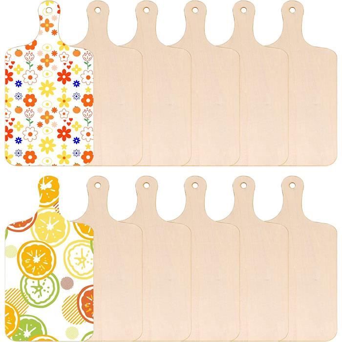 36 Mini Planches à Découper Bois - 23x14cm - Pour Charcuterie, Fromage Et DIY