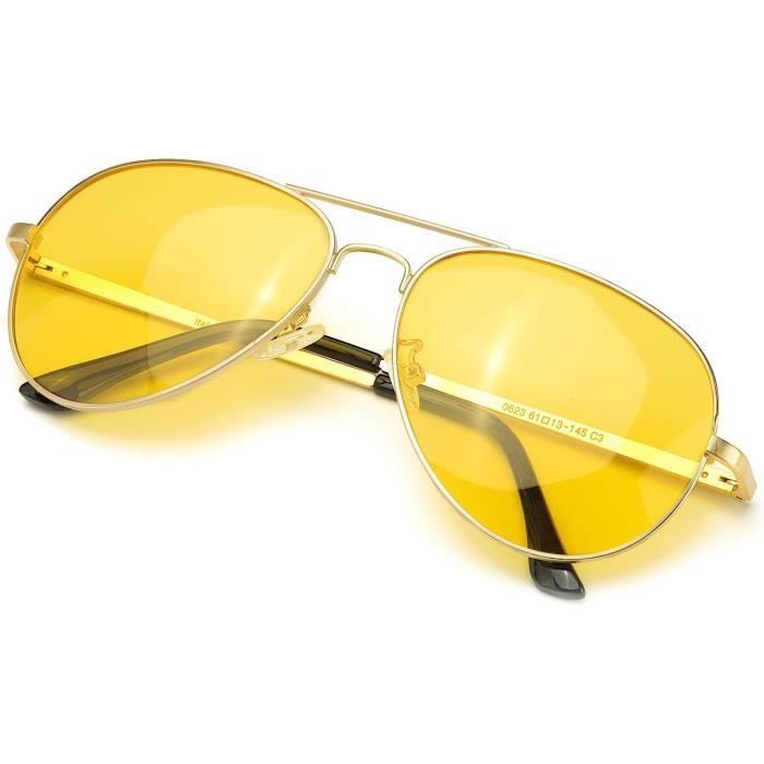 Duco Lunettes De Conduite De Nuit Lunettes Anti-phare Anti-éblouissement Lunette