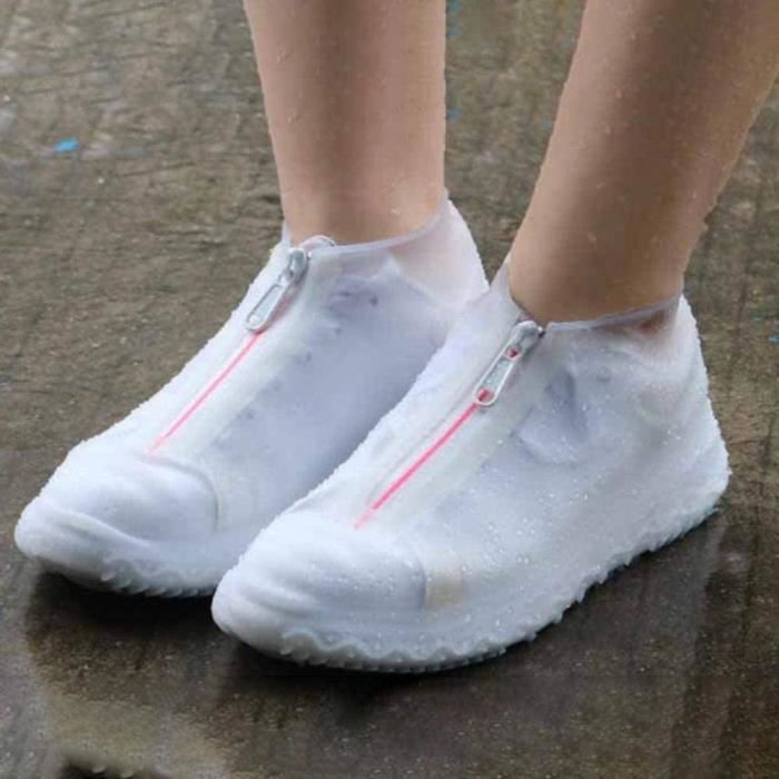 Couvre-chaussures en silicone imperméables, couvre-chaussures de pluie  réutilisables antidérapants de haute qualité
