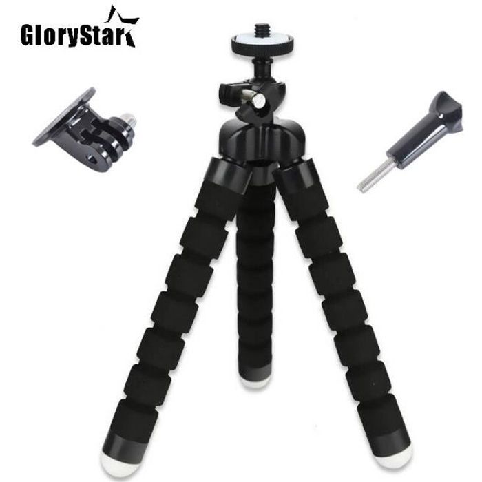 Adaptateur Trépied En Aluminium Pour GoPro, DJI Osmo Et Caméras D’action – Standard 1/4″