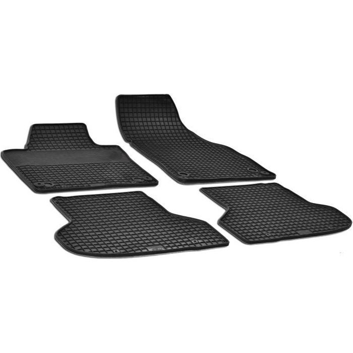 Tapis de sol en caoutchouc - Audi A3 8P et A3 8PA Sportback avec annee 2003-2011 - sur mesure