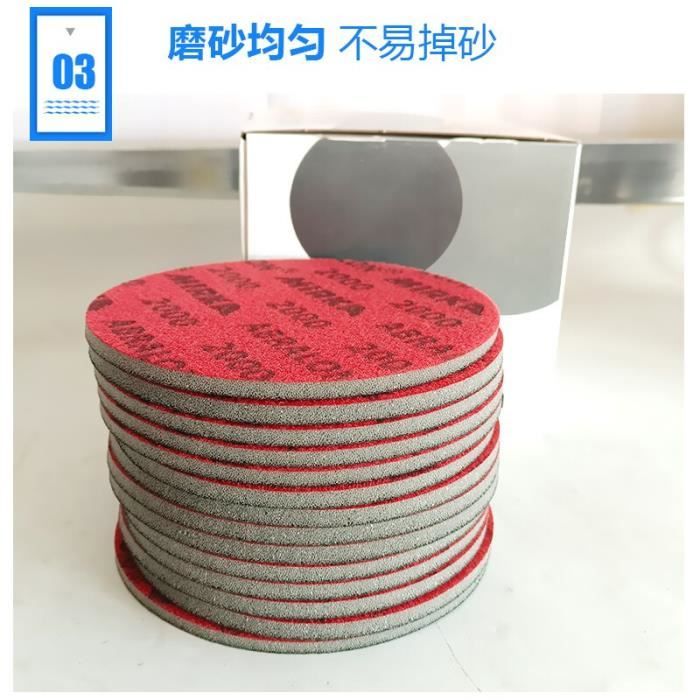 5 Disques De Polissage Shineboc 125mm Pour Meuleuse D'angle - Feutre Pour Métal, Pierre, Verre