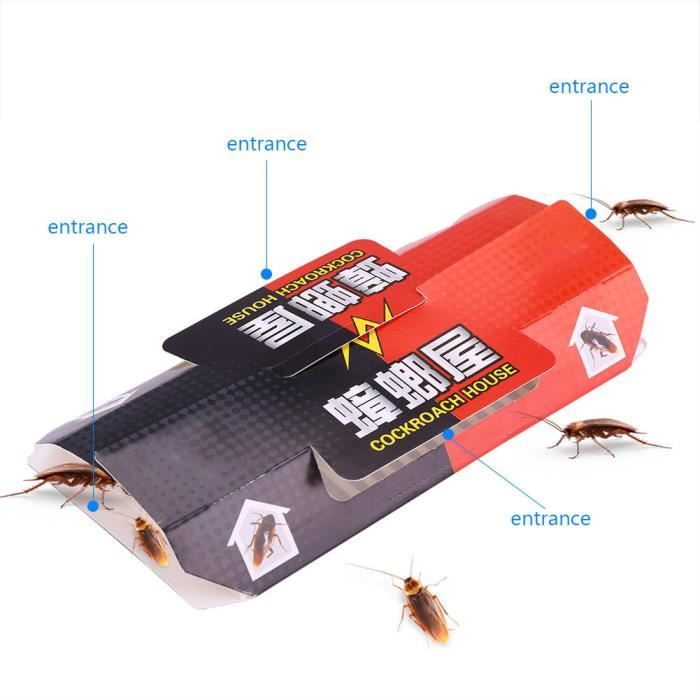 Piège à Cafards Professionnel Lot De 22 – Pièges Collants Non-Toxiques Anti-Cafards, Blattes, Fourmis & Insectes, Hygiénique Et Discret