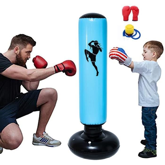 GROOFOO Sac de Boxe pour Enfants Adultes 80x28cm Sac de Frappe