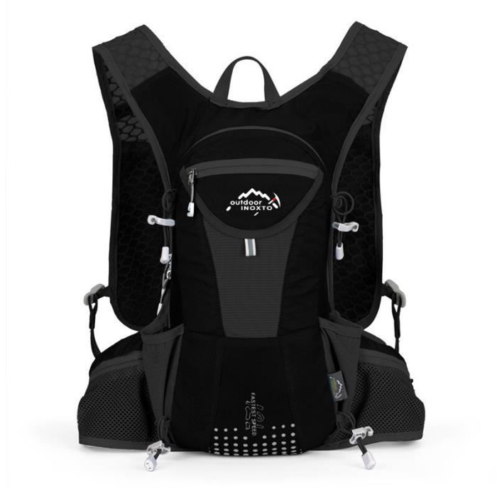 Sac à Dos Moto Seibertron 37L Noir - Imperméable 900D, Design MOLLE, Ceinture Ventrale Et Sternum - Sports Outdoor, Moto, Randonnée