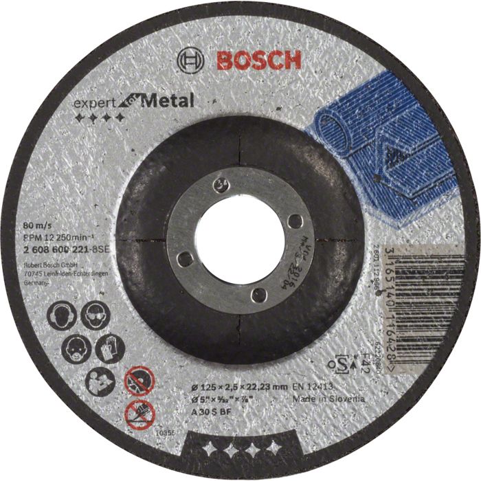 Disque à tronçonner - BOSCH - 2608600316 - Ø180mm - Alésage 2223mm - Épaisseur 3mm