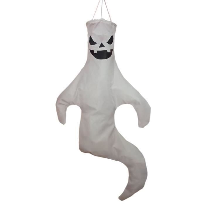 Decoration Halloween 2 Décorations Fantôme Lumineuses Halloween - Chapeaux De Sorcière LED à Suspendre, Extérieur/intérieur, Piles Incluses Chapeau Sorcière LED