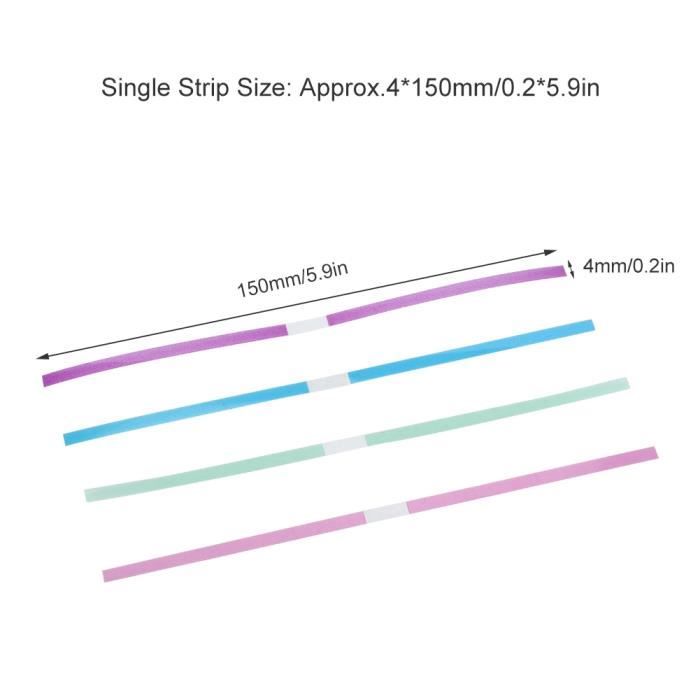 Kit De 10 Bandes De Polissage Dentaire DPI - Strips Interproximaux En Acier Pour Réduction D'émail - Neuf
