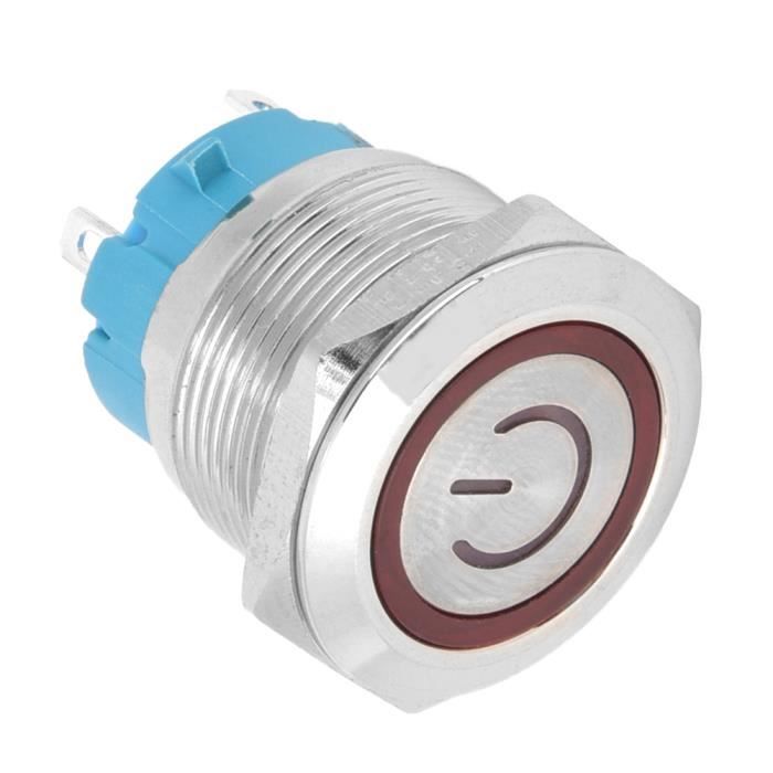 Duokon interrupteur à bouton poussoir étanche 2 pièces 4 broches ...