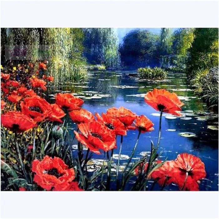 DIY 5D Diamond Painting Kits Point De Croix Nuage Abstrait Grande Taille Broderie Diamant Strass