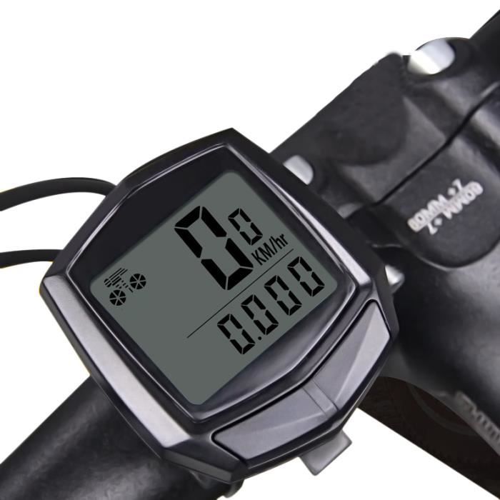 Compteur De Vitesse Pour Vélo électrique - Étanche - Noir - 5,95 X 9,5 Cm