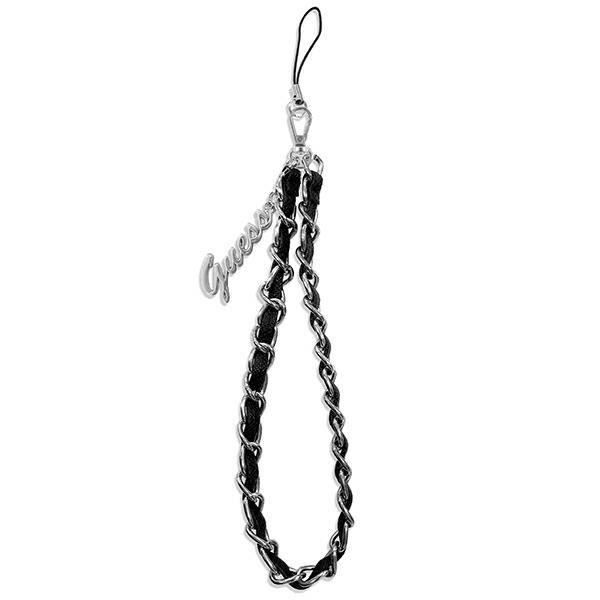 Guess Phone Strap Chaîne Métal Logo Charms - 3666339048389