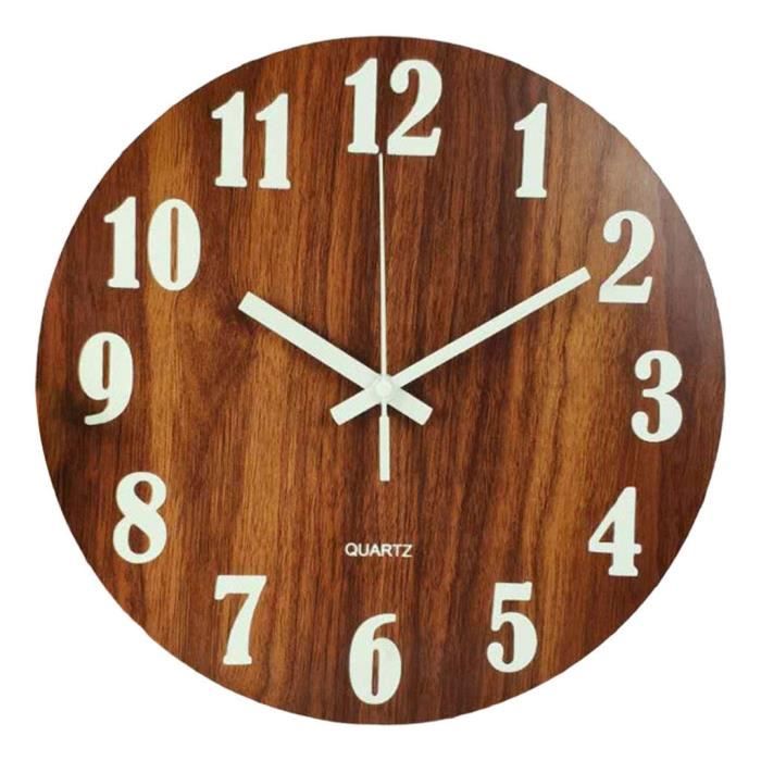 Horloge murale orange cuisine École Bureau Maison Shabby Chic Décoration Quartz 30 cm Horloge murale orange cuisine École Bureau Maison Shabby Chic Décoration Quartz 30 cm