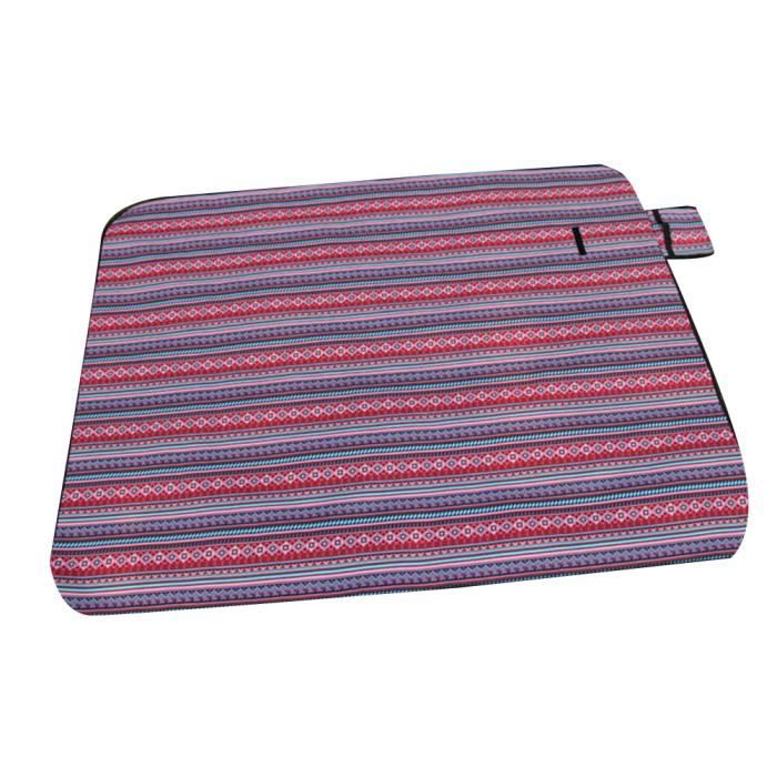 Tapis De Pique-nique Voyage à Carreaux 140x135 Cm - Occasion - Multicolore