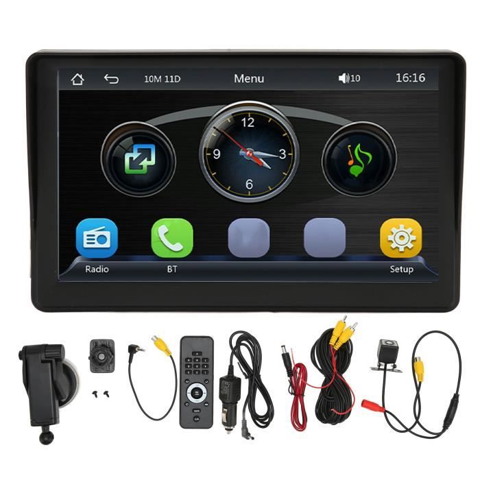 HURRISE autoradio à écran tactile Lecteur MP5 de voiture lecteur multimédia  à écran tactile de 7 pouces stéréo de voiture - Cdiscount Auto