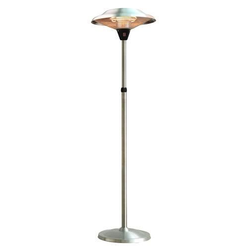 GRAND PARASOL ELECTRIQUE CHAUFFANT CHAUFFAGE EXTERIEUR PIED 2000W NEUF 16