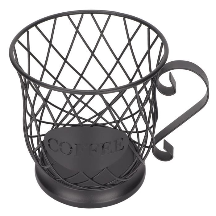 Panier à Capsules De Café Design En Fer Et Pin – Rangez Vos Dosettes Avec Style !