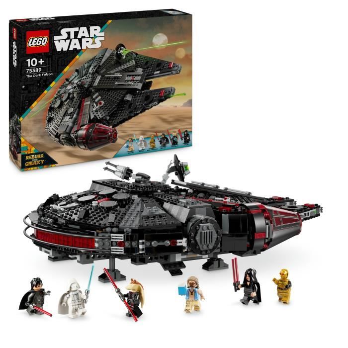 LEGO® Star Wars 75389 Le Faucon Noir Millenium - Véhicule à Construire pour Enfants - Cadeau LEGO® Star Wars 75389 Le Faucon Noir Millenium - Véhicule à Construire pour Enfants - Cadeau