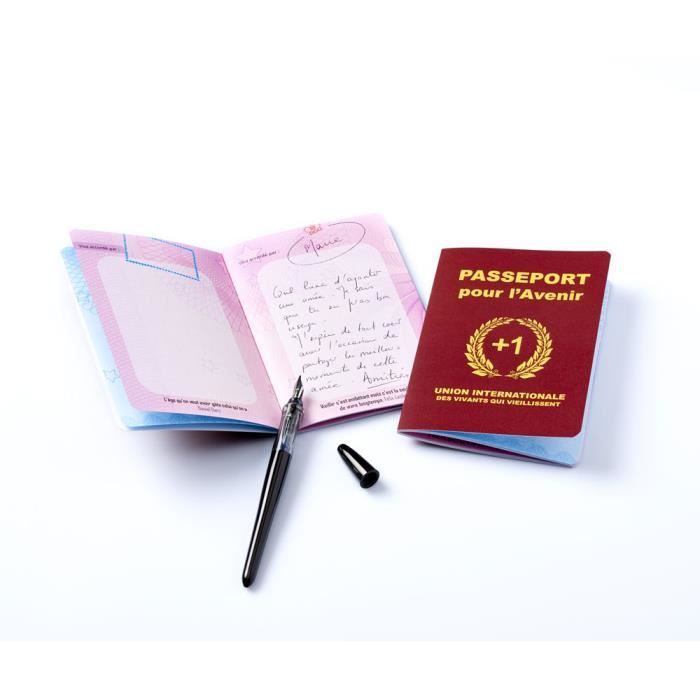 Livre D Or D Anniversaire Original Passeport Pour L Avenir Cdiscount Beaux Arts Et Loisirs Creatifs
