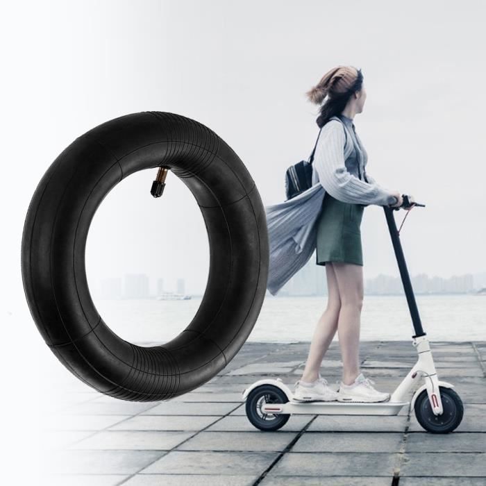 Chambre à Air Double Épaisseur 8.5x2 Pour Trottinette Xiaomi - Compatible Pro 2, M365, 1S - Avec Rallonge Valve