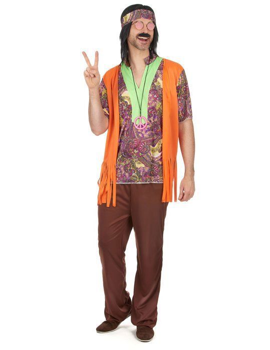 Déguisement Homme JAMAICAIN XL Reggae Hippie NEUF Pas cher